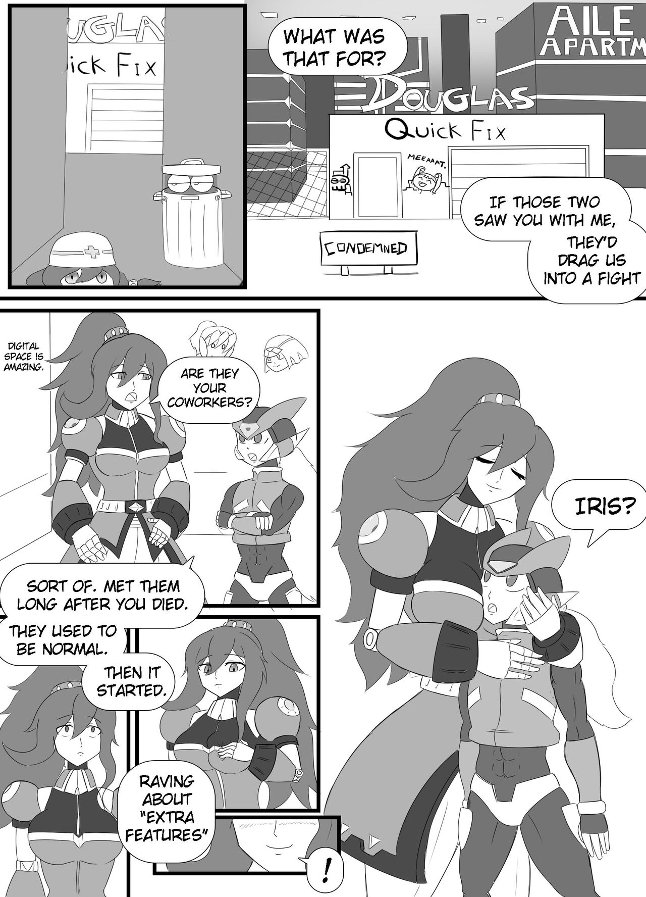 Alt-Z: An Iris x Zero fancomic. page 12 full