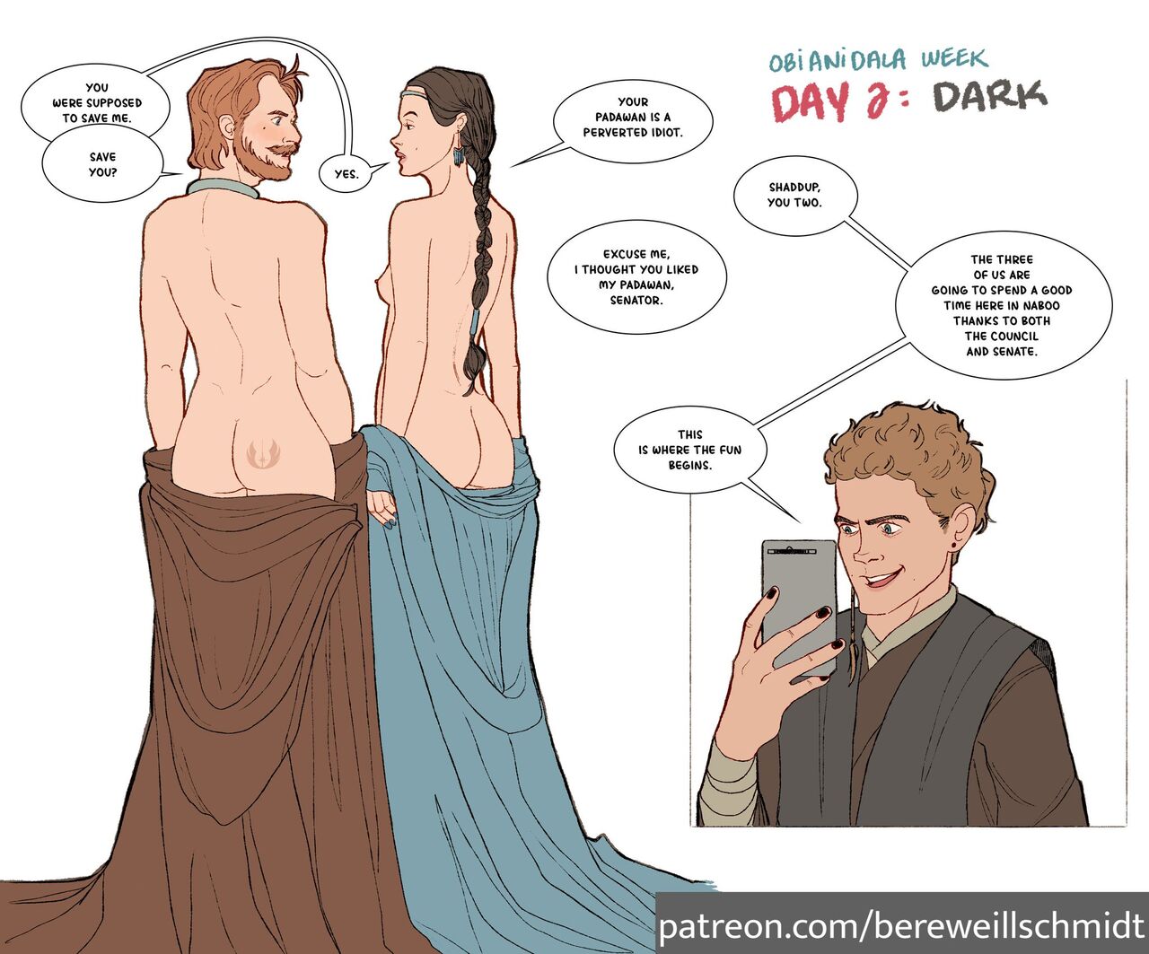 Anakin Padme Obi-Wan threesome page 3 full