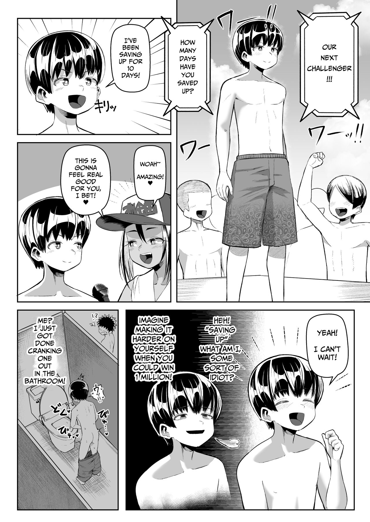Paizuri ni 10-pun Taetara 100-man Yen!!  | 1 Million Yen If You Endure Tit Fuck For 10 minutes!! page 12 full