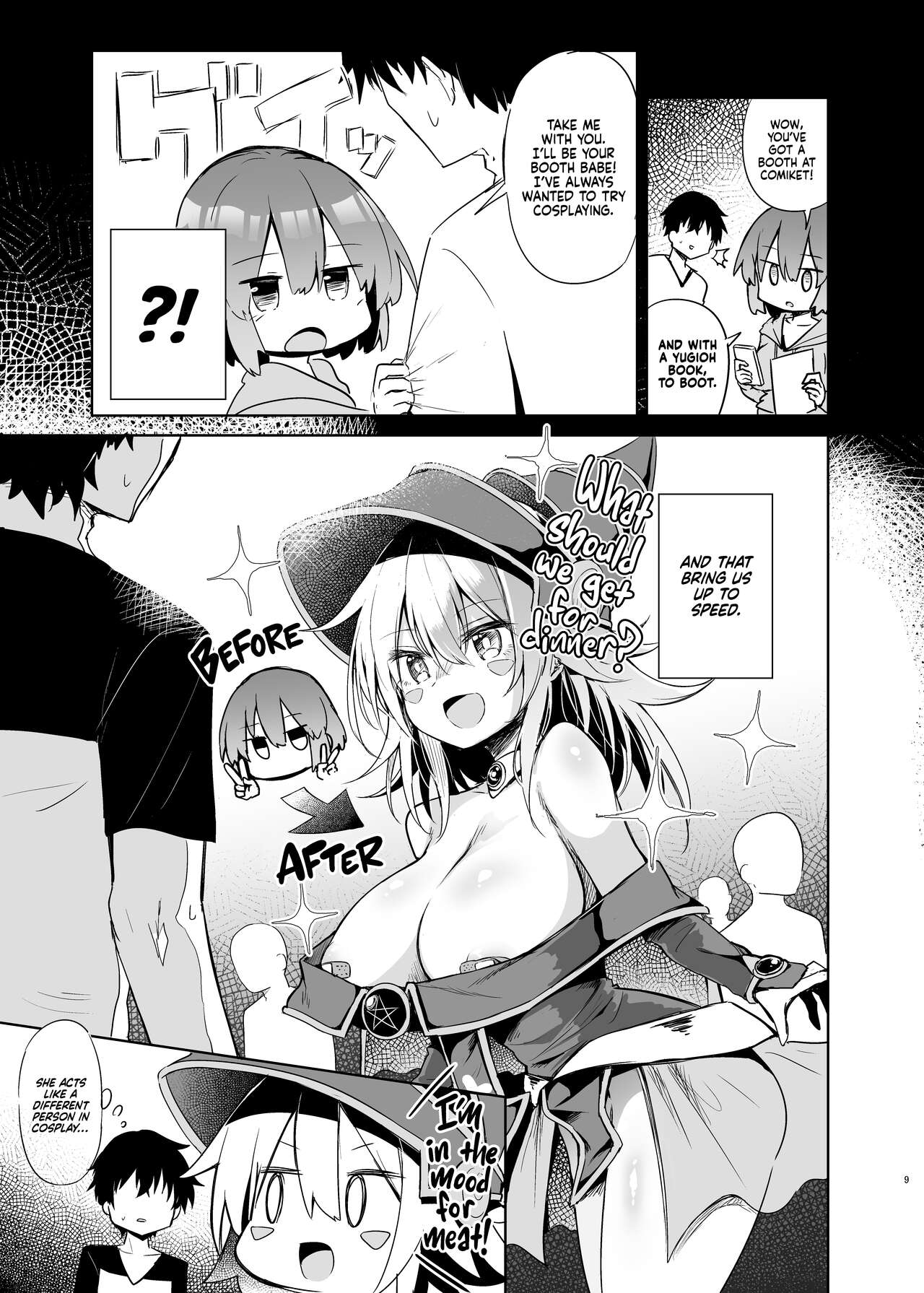 Black Magician Girl Cosplayer to Off-Pako Sex | Fucking a Dark Magician Girl Cosplayer page 8 full