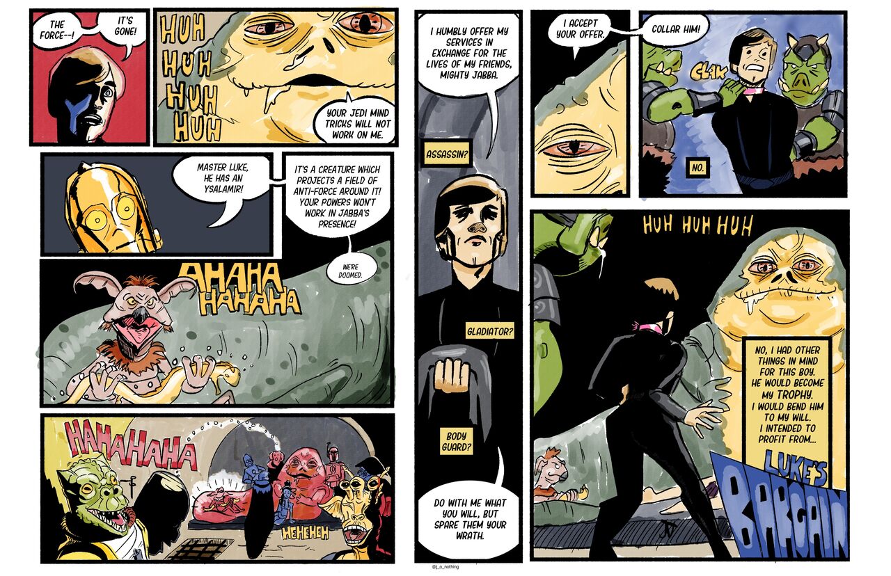 Star Wars: Luke's Bargain page 2 full