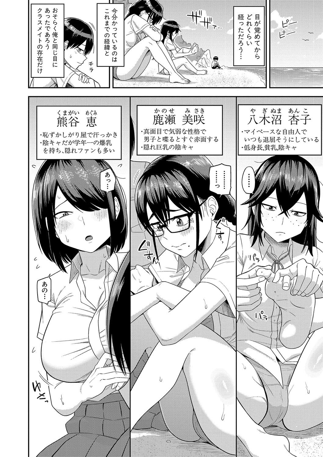 Mujintou de, SEX ni Kyoumi Shinshin na Dosukebe Inkya Joshi-tachi to Harem  Life + FANZA Tokuten - Page 5 - Comic Porn XXX