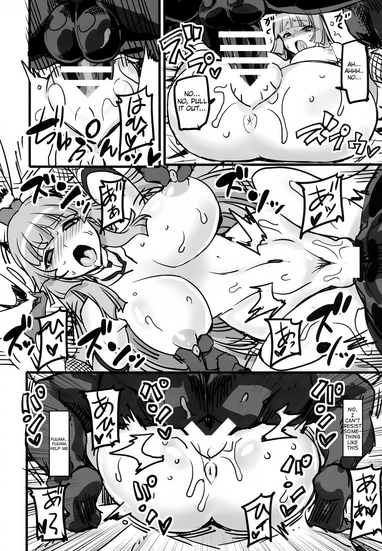 Fuujin Kuroi Taimanin Asuka Kokujin Chinpo Kairakuzuke ni Otosu page 10 full