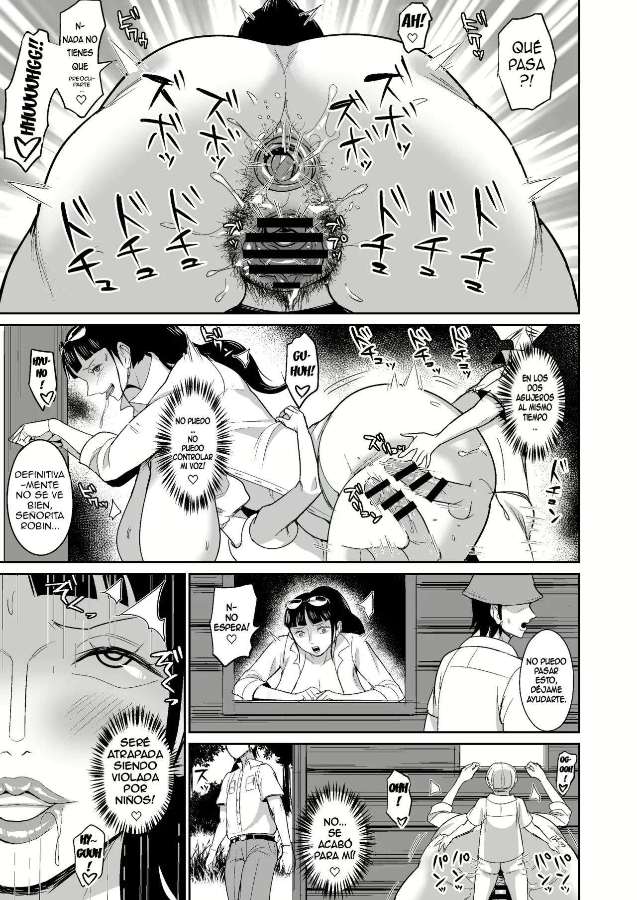 Ore-tachi no Musoji Onahole Robin-san | Nuestra masturbadora de sesenta años Robin-san page 12 full