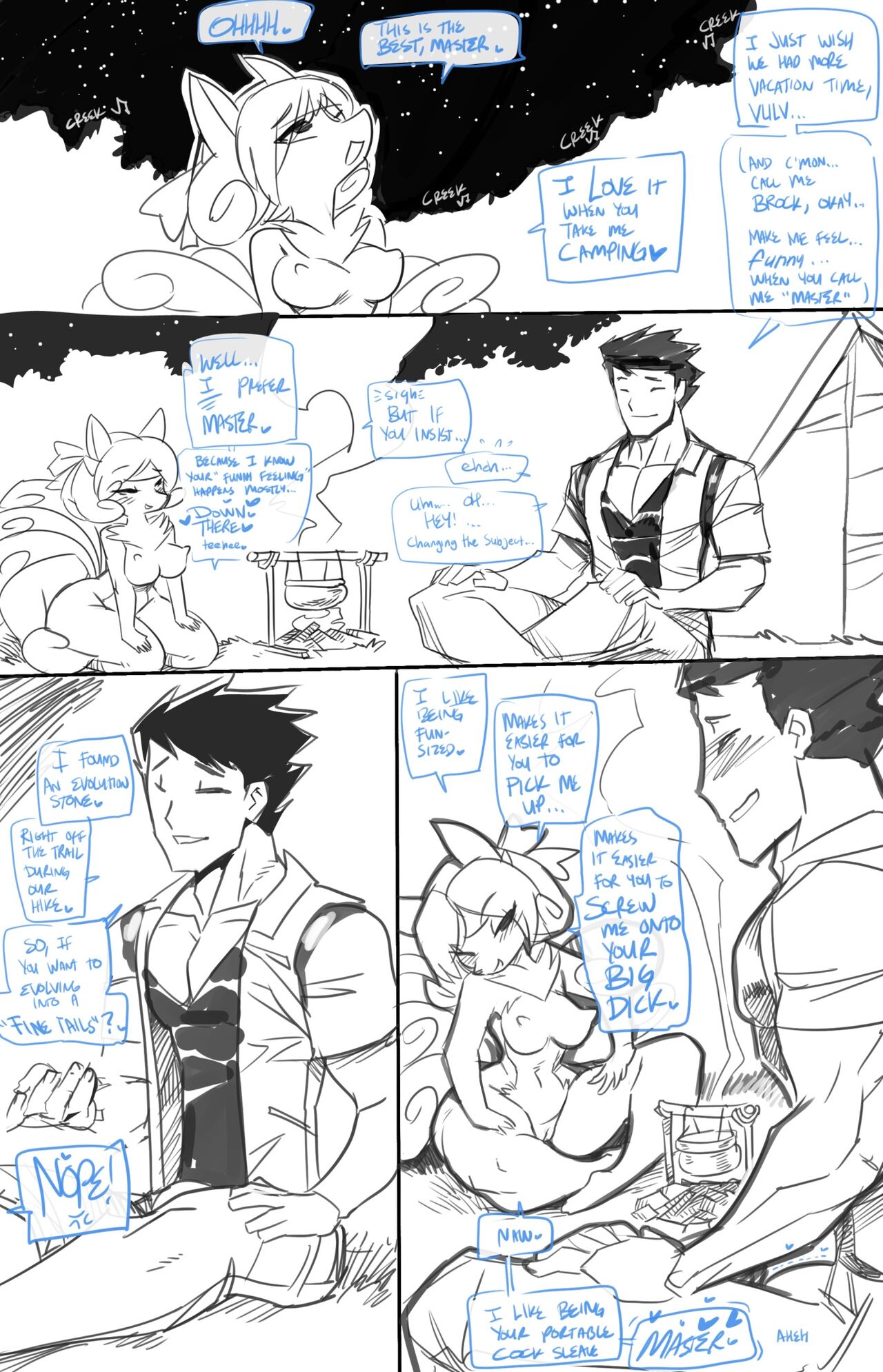 Brock X Vulpix Poguemon page 1 full