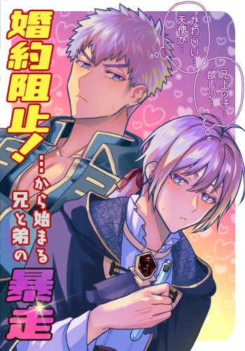 [San no Tsuki Kaidan (Yoshimura Sanotsuki)] Konyaku Soshi!... Kara Hajimaru Ani to Otouto no Bousou cover