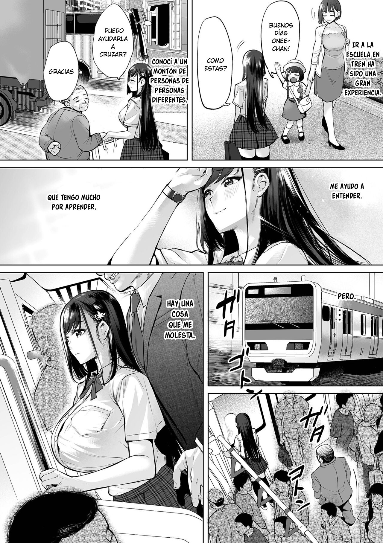 Ojou-sama Chikan Train | Señorita en el tren de abusadores page 6 full