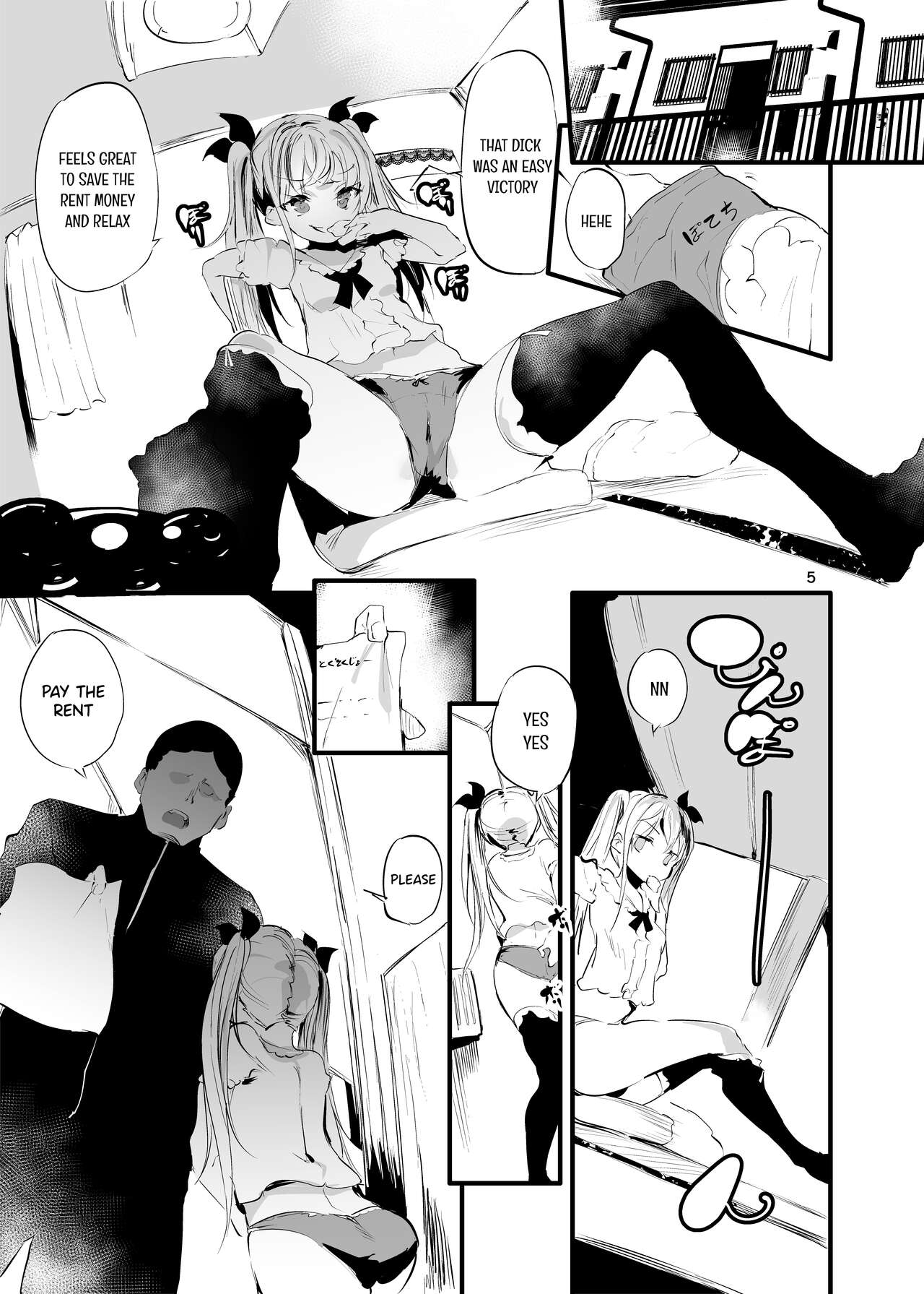 Mesugaki Apart VS Wakarase Kanrinin / The Apartment Building Full Of Slutty Brats Vs. The Correcting Manager page 4 full