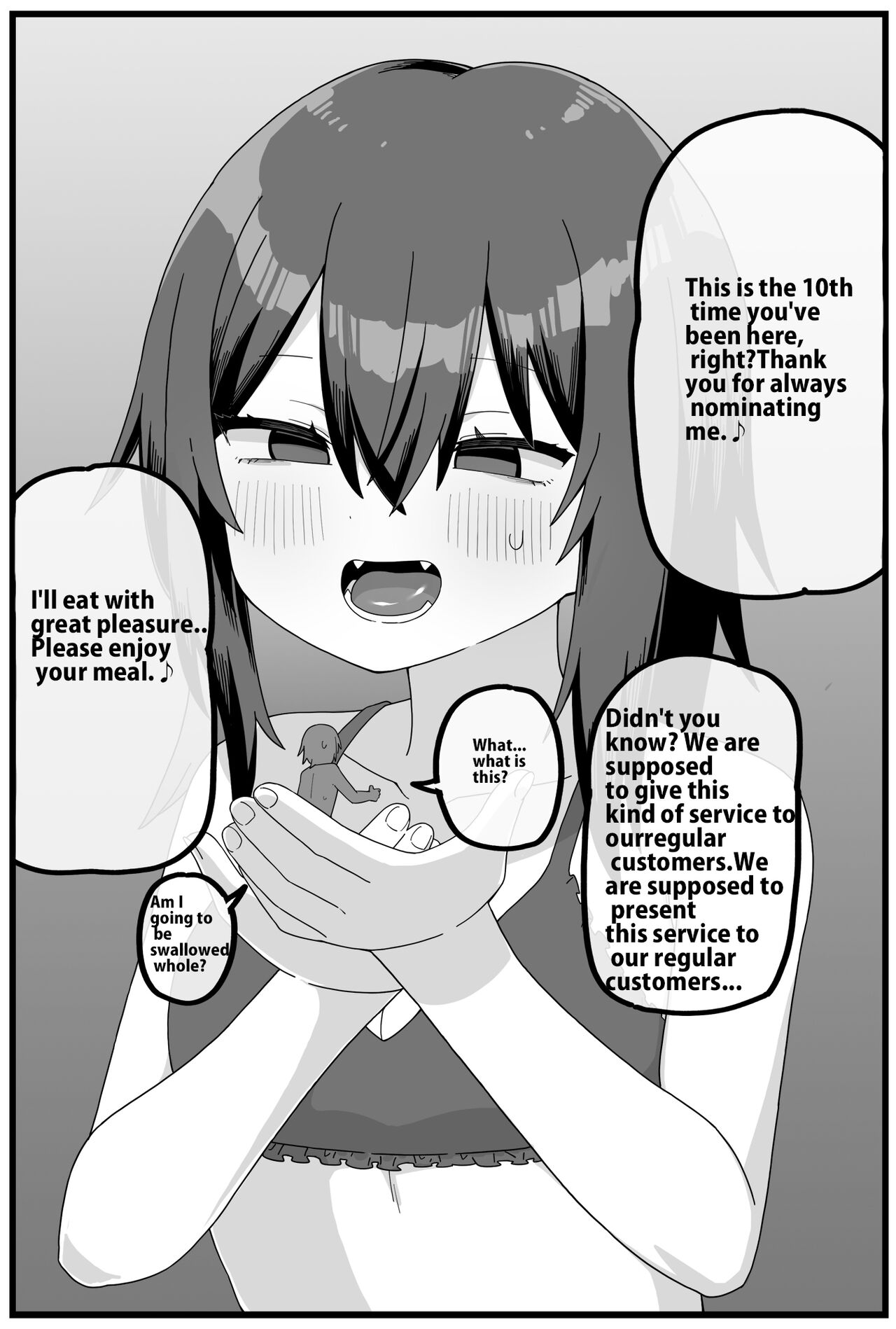 Marunomi Fuuzokuten Short Manga page 1 full