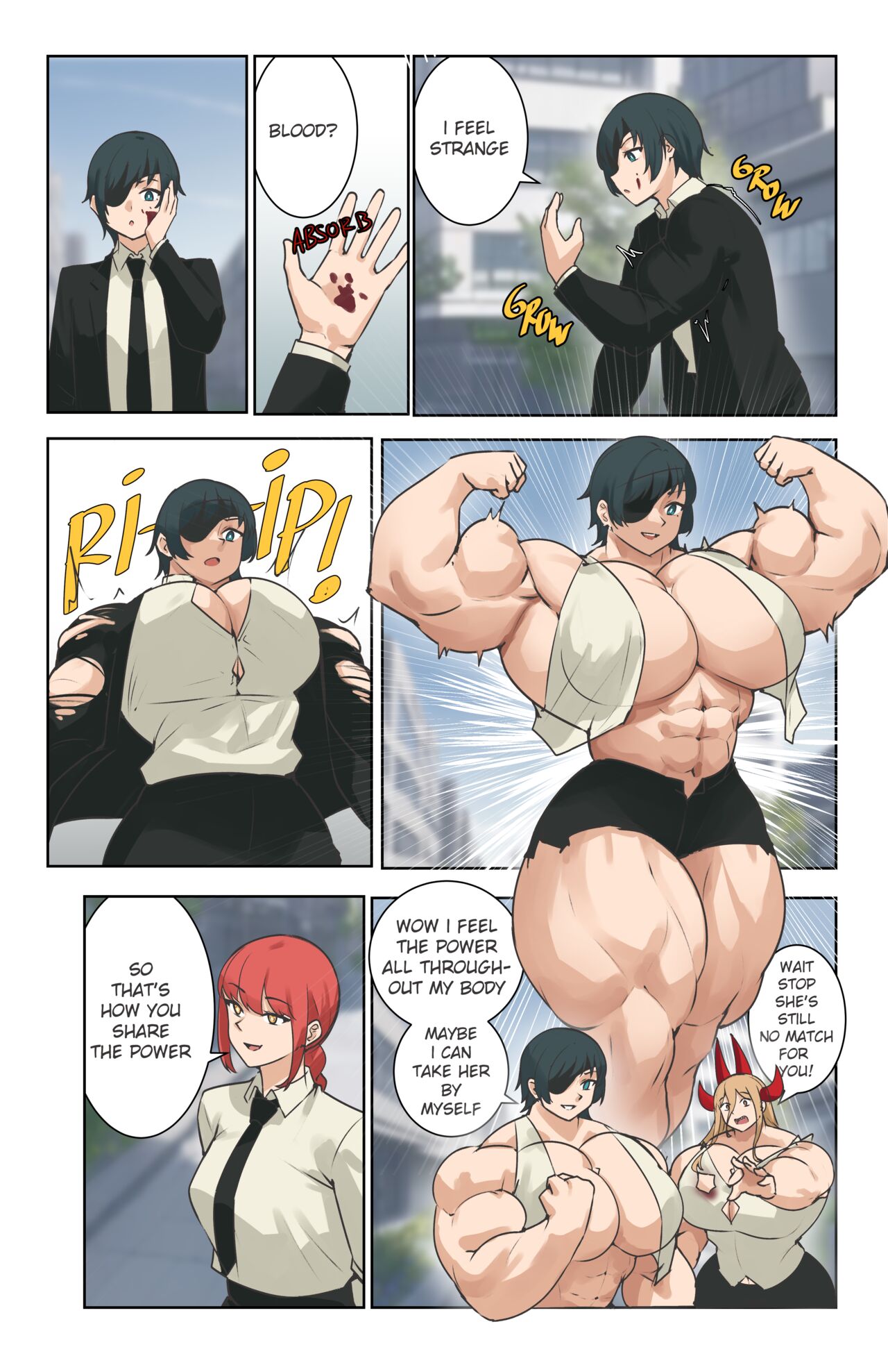 Makima & Himeno Comic page 5 full