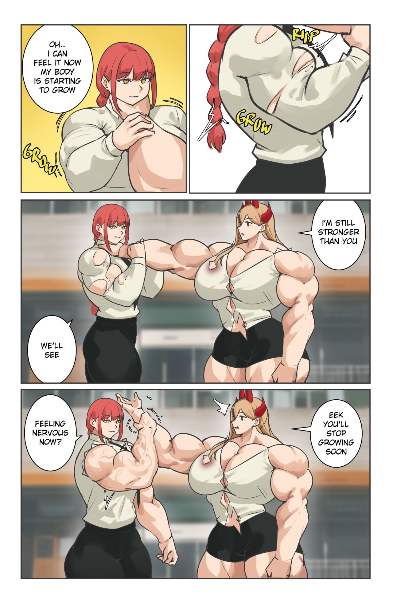 Makima & Himeno Comic page 9 full