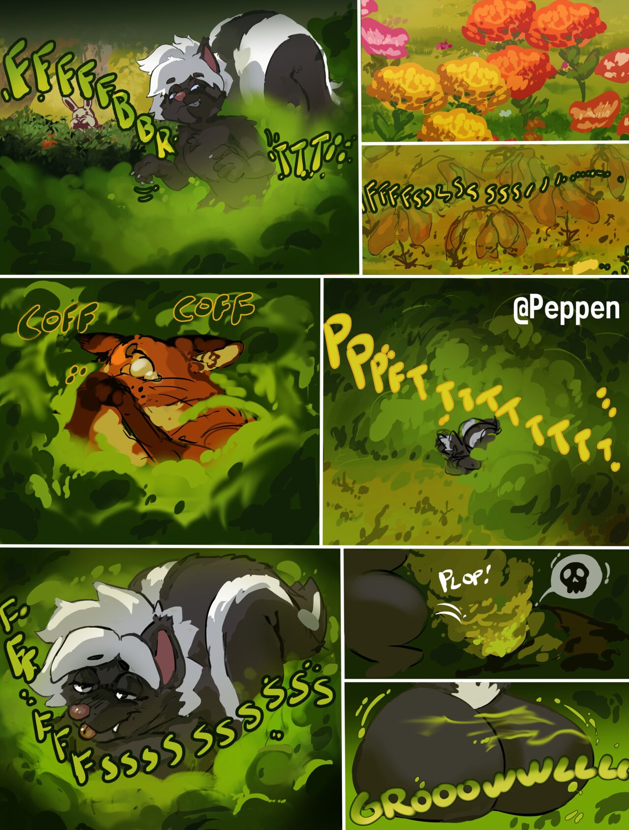 Skunk Forest SBD Comic Commission page 2 full