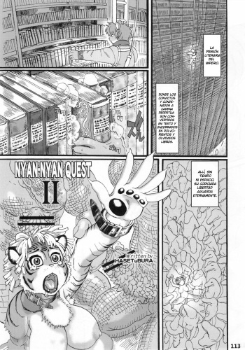 (C81) [Mayoineko (hase tsubura)] Nyan-nyan quest 2 (Kemokko Lovers 2) [Spanish] cover