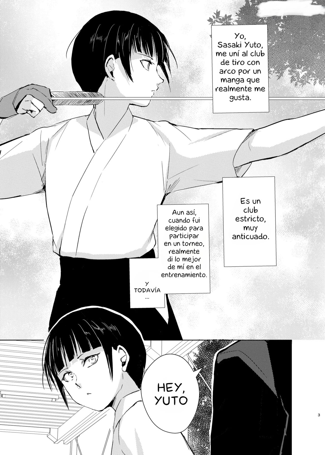 Kyuudou Danshi x Mesu Ochi Choukyou Senpai ni Naisho de Kanojo Tsukuttara Seisai Rape saremashita page 4 full