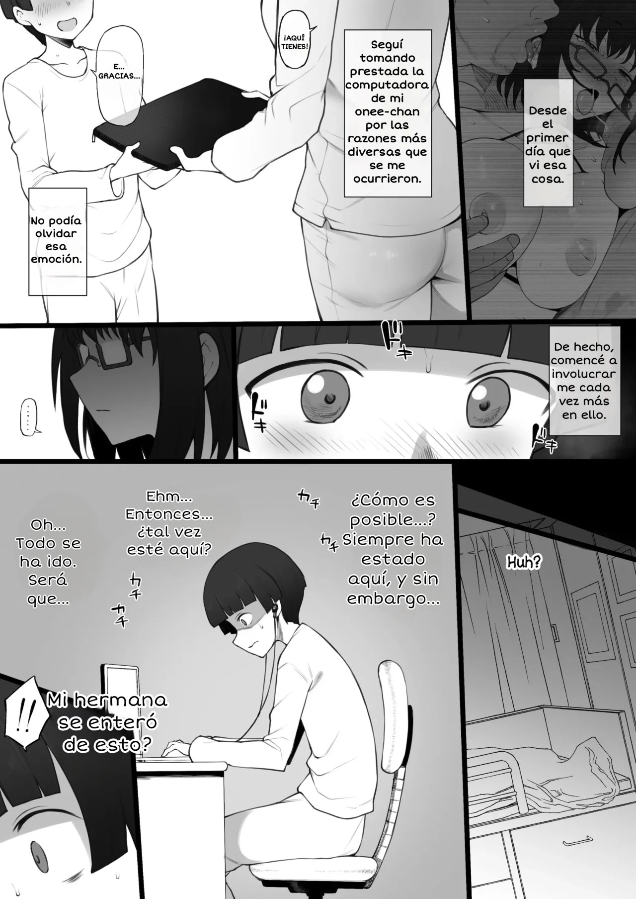 Daisuki na Onee-chan ni Karita PersoCom no Naka ni... | En la computadora que me prestó mi querida hermana mayor... page 12 full