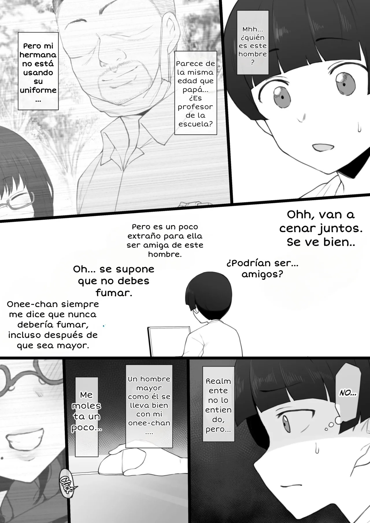 Daisuki na Onee-chan ni Karita PersoCom no Naka ni... | En la computadora que me prestó mi querida hermana mayor... page 6 full