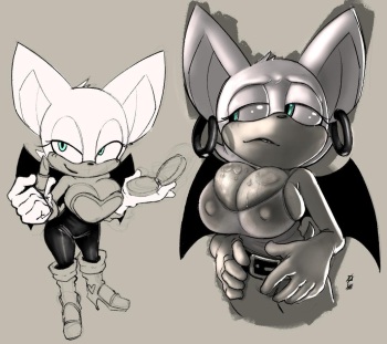 [SixSidesOfHead] Rouge the Bat (Sonic) cover