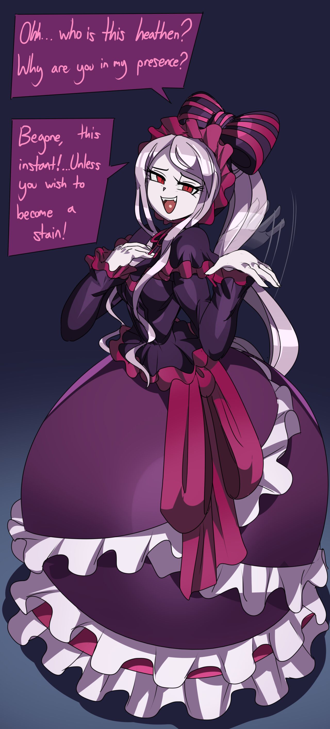 Shalltear Bloodfallen & Albedo instant loss comm page 1 full