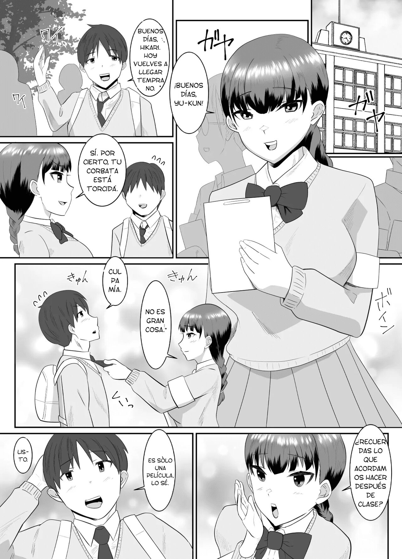 Boku no Suki na Kyonyuu Osananajimi ga Charao Senpai no Kanojo ni Natta Hi | El día en el que mi tetona amiga de la infancia, se convirtió en la novia de mi compañero page 2 full