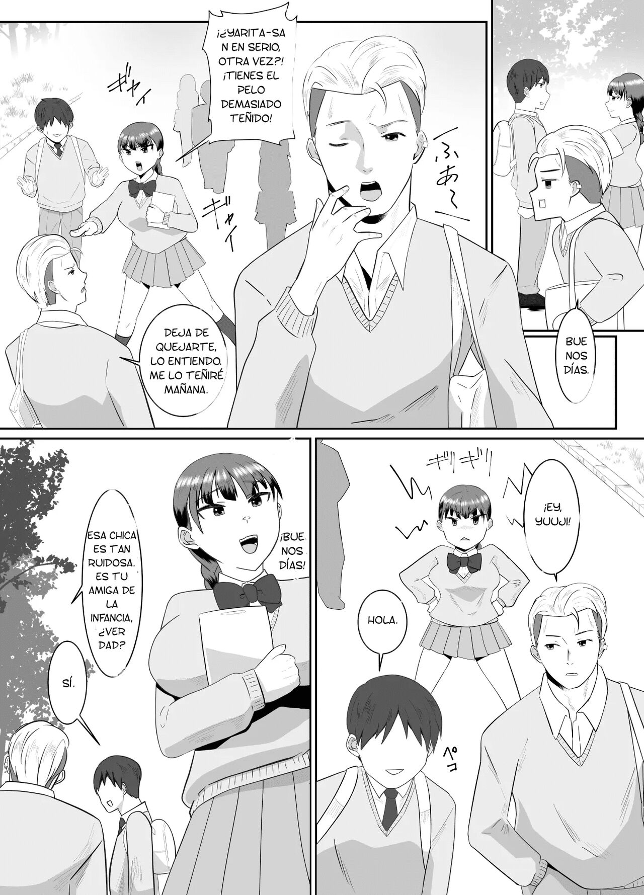 Boku no Suki na Kyonyuu Osananajimi ga Charao Senpai no Kanojo ni Natta Hi | El día en el que mi tetona amiga de la infancia, se convirtió en la novia de mi compañero page 3 full