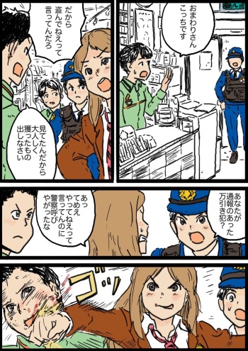 [Yutani] コミッション 婦警VSヤンキー娘 cover