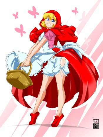 [Bayeuxman] Baby Bonnie Hood (Darkstalkers) cover