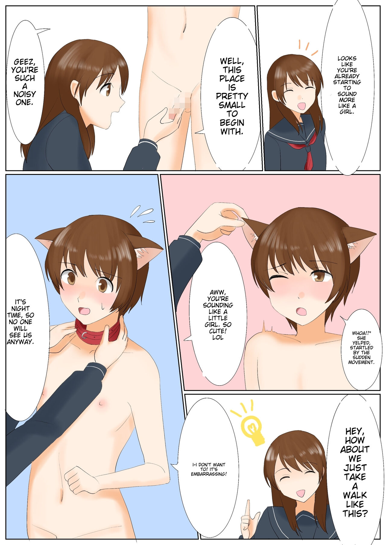Inu ni Naritakunai nara, Onnanoko ni Naru shika Nai yo ne? Onii-chan ichigoreader page 12 full