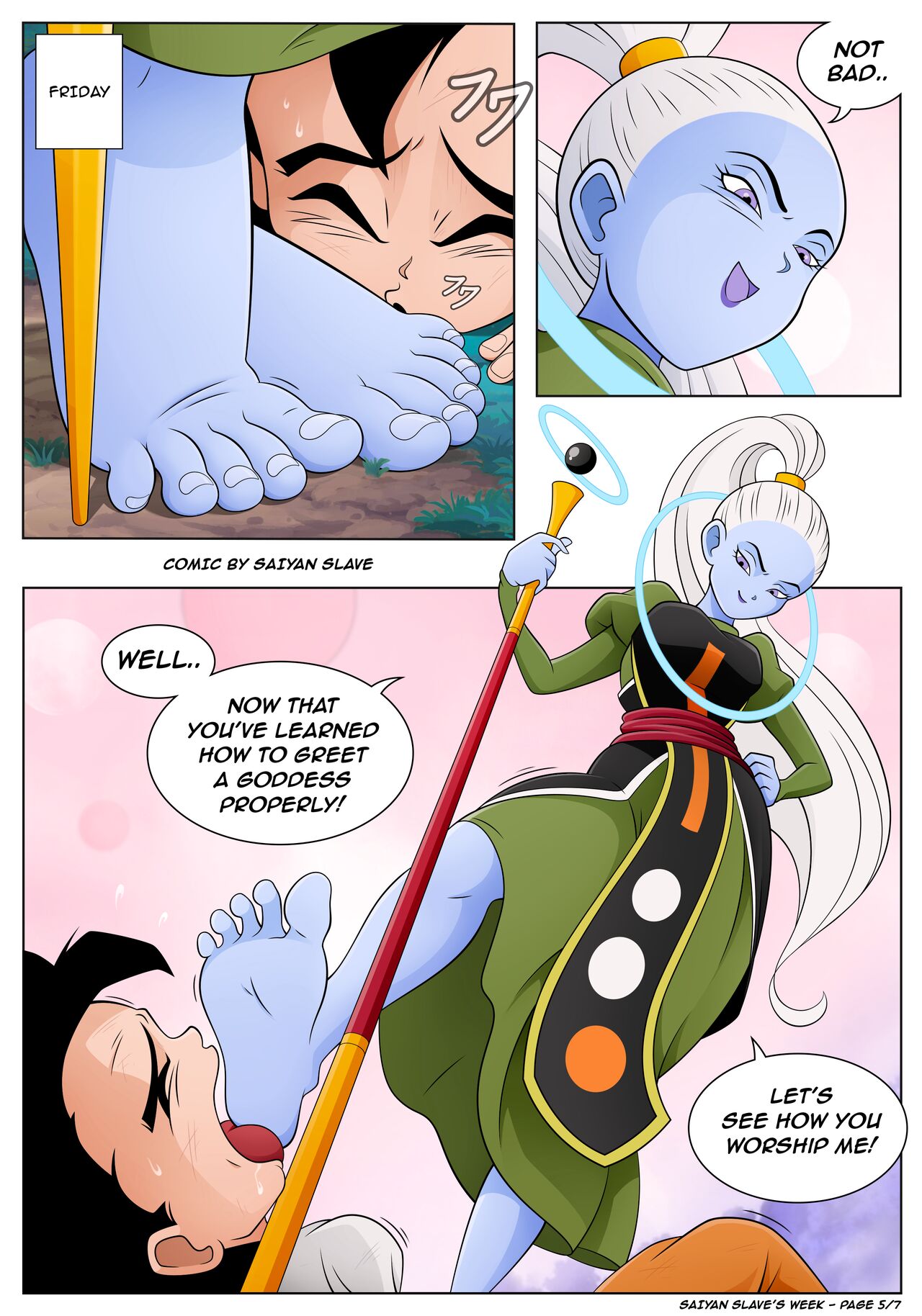 Saiyan slave's week page 5 full