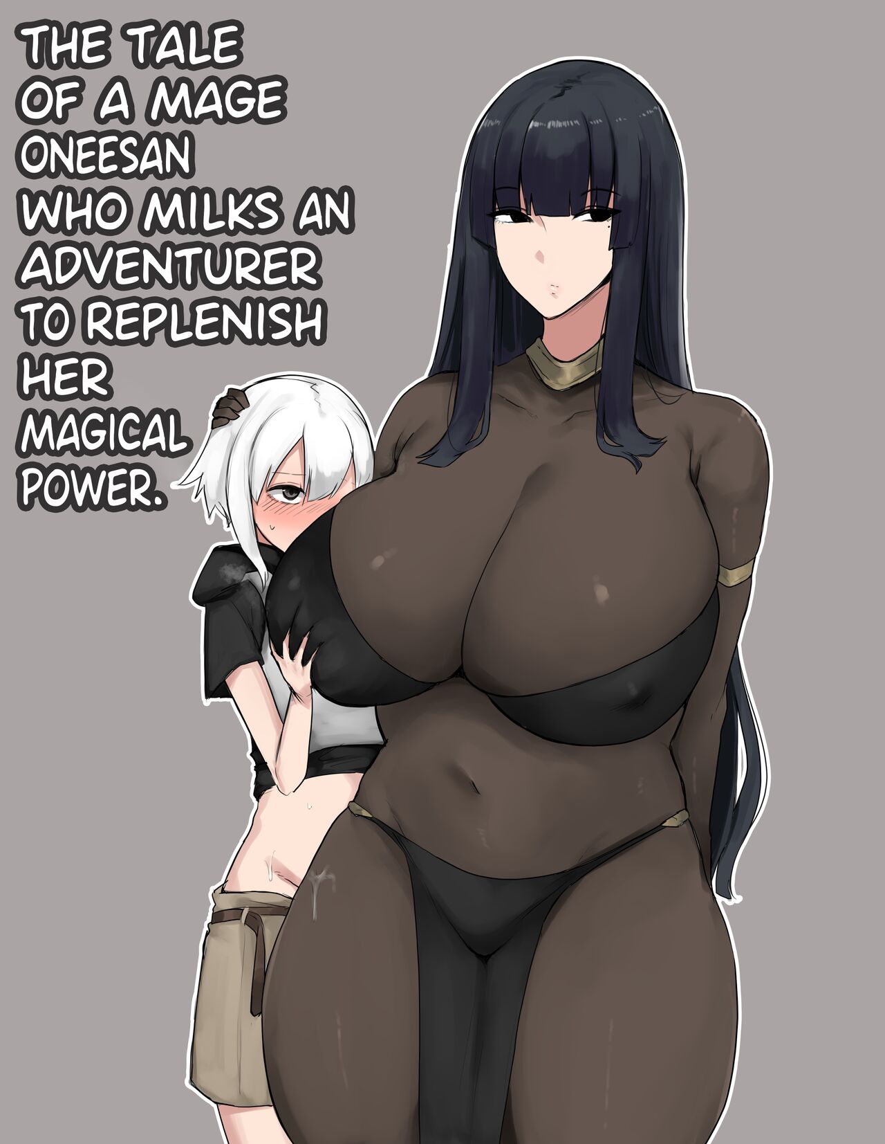 Majutsushi Onee-san ga Maryoku Hokyuu Suru Tame ni Boukensha-kun kara Sakusei Suru Hanashi | Tale of a Mage Oneesan Who Milks an Adventurer to Replenish Her Magical Power page 1 full