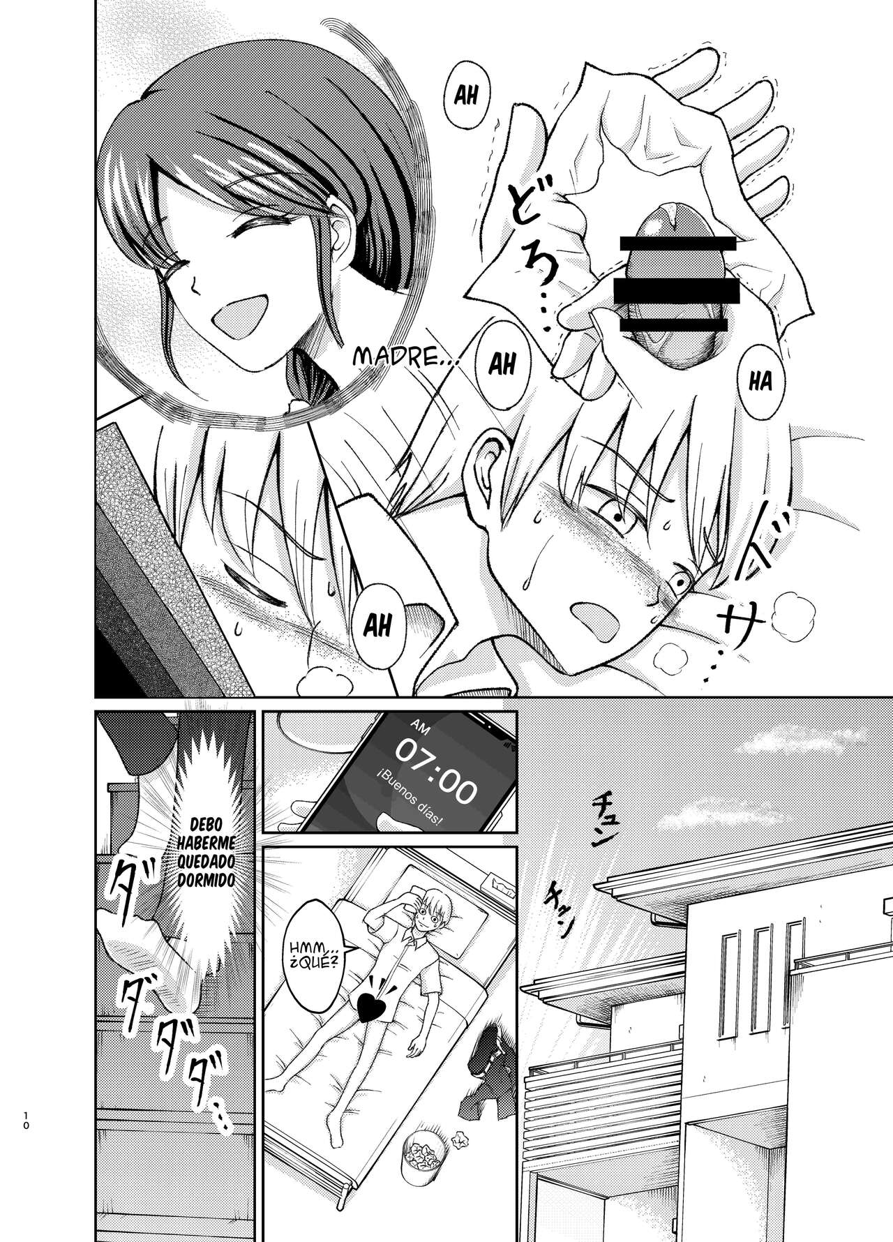 Yasashii Bakunyuu Kaa-san to Irekawacchatta Hankouki na Ore no Hanashi ~1~ | Cambio de cuerpos, yo y mi pechugona madre 1 page 10 full