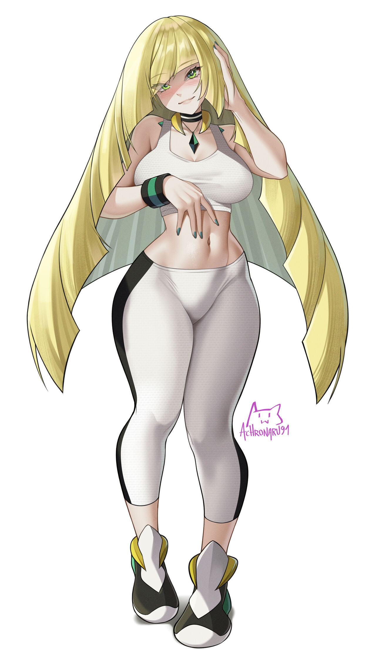 Lusamine Strip Game page 1 full