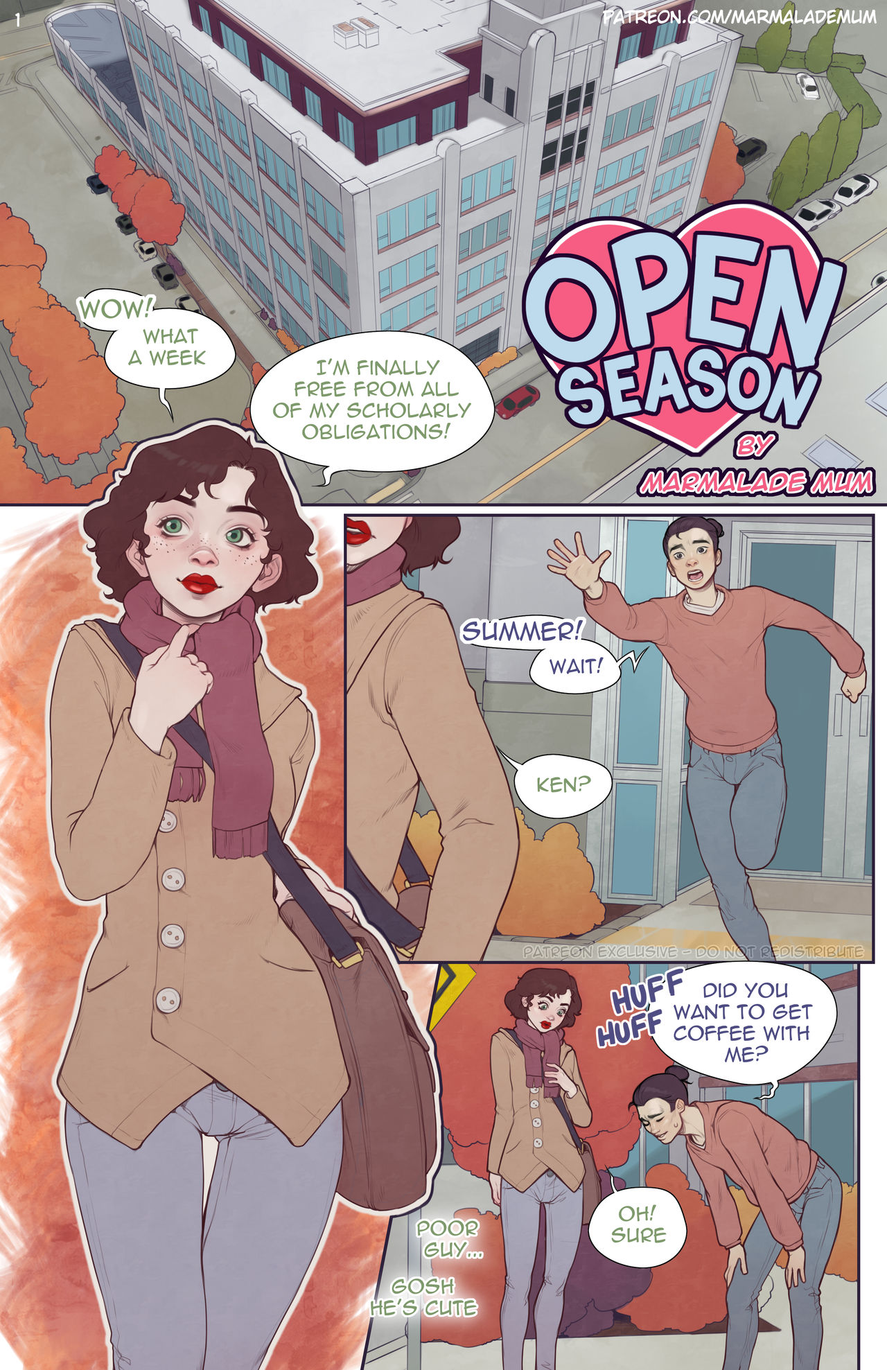 Marmalade Mum Open Season page 1 full