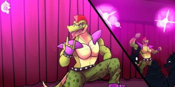 [Thekinkybear] - Montgomery Gator  - (Five Night's at Freddys) - (No Text) cover