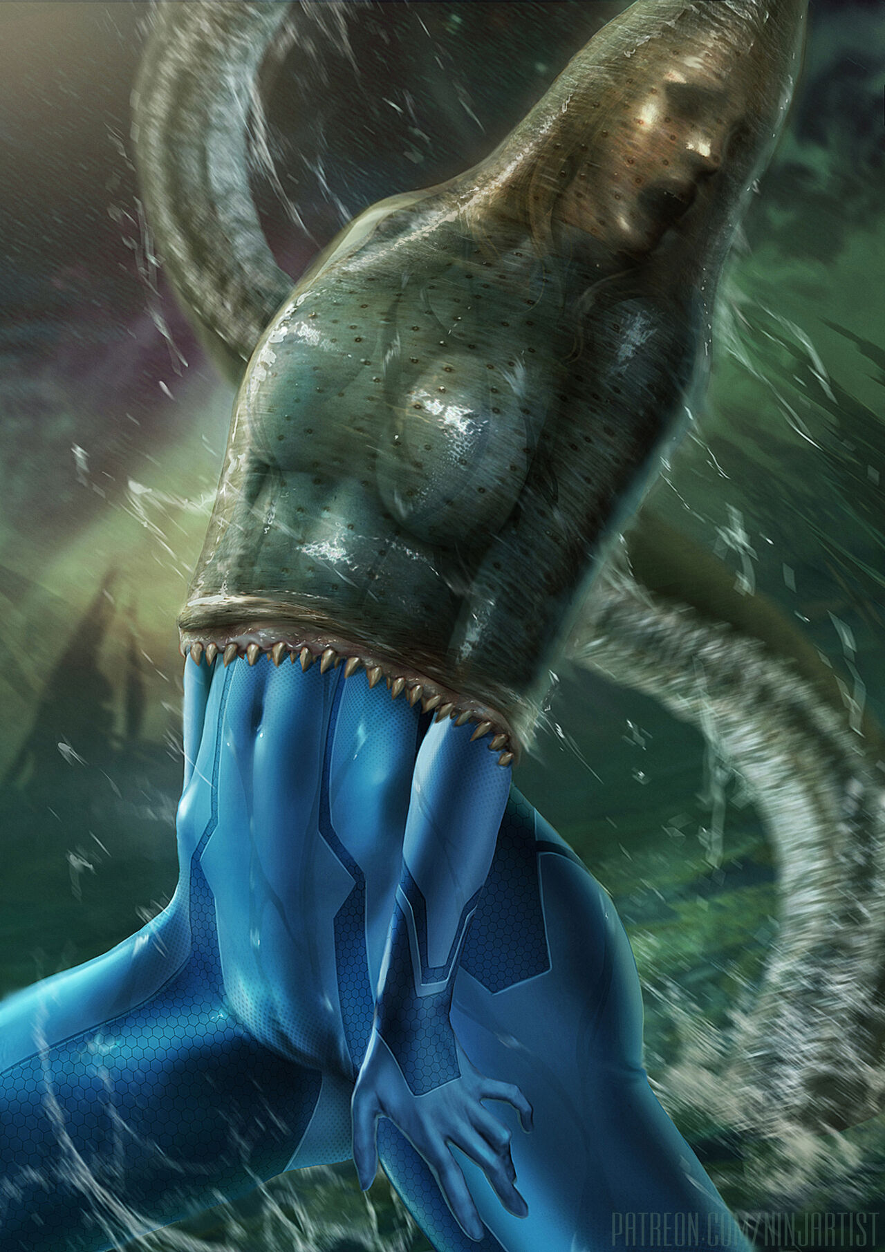 Samus & The Worm page 5 full