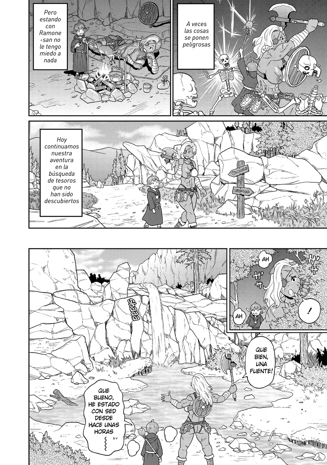 Rekisen no Onna Senshi to Boku no Tabi 02| Mi viaje con una guerrera veterana - Cap.2 page 4 full