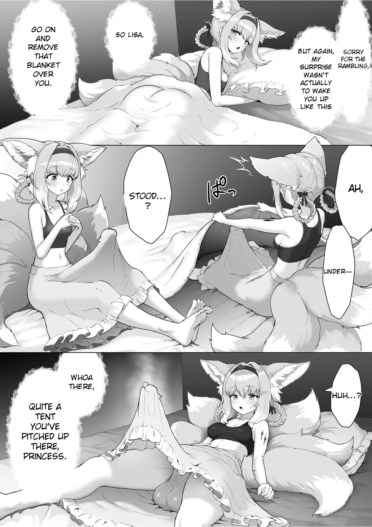 Gotsugou Nouryoku wo Te ni Ireta N*an ga, Rh*des de Mechakucha Suru Hanashi Bangaihen: S*zuran | Nyan who Gained a Convenient Ability Makes a Mess out of Rhodes Island, Extra Edition: Suzuran page 9 full