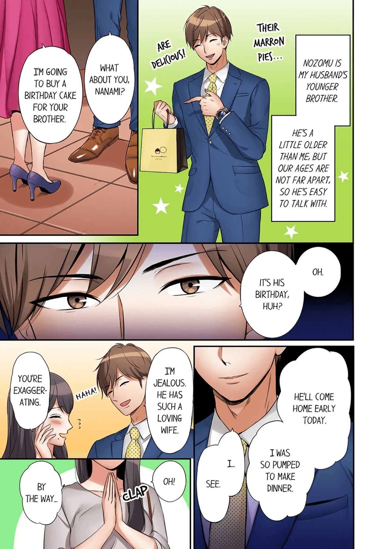 "Ato 3-kai wa Ikeru yo ne?" Otto no Kitaku Mae, Zetsurin Gitei ni Nando mo Hametaosareru Tsuma 1 I A Wife Who Is Made to Cum Many Times by Her Peerless Brother-in-Law Before Her Husband Comes Home 1 page 8 full