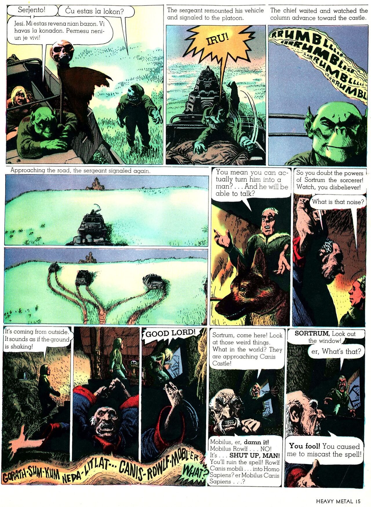Rowlf   - Richard Corben page 11 full