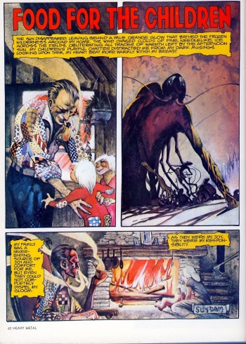 Food for the Children (1980) (color) - Arthur Suydam cover