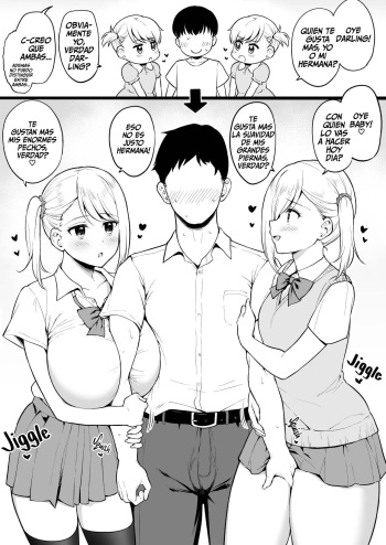 [Yue] Kao wa Sokkuri nanoni Karada wa Sorezore Chigau Houkou ni Seichoushita Osananajimi no Futago-chan | Twin Childhood Friends with Identical Faces but Opposite Body Types [Spanish] cover