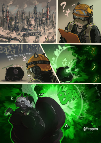 [Peppen] QueenButtsniff Hyperfart Commissioned Comic cover