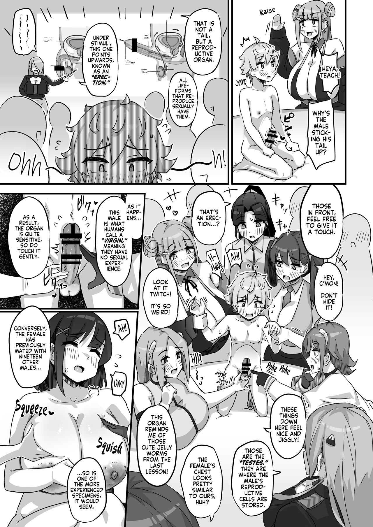 Kyou no Jugyou wa, Chikyuujin no Hanshoku Katsudou no Kansatsu desu | Today's Lesson is Observation of the Breeding Activities of Earthlings page 10 full