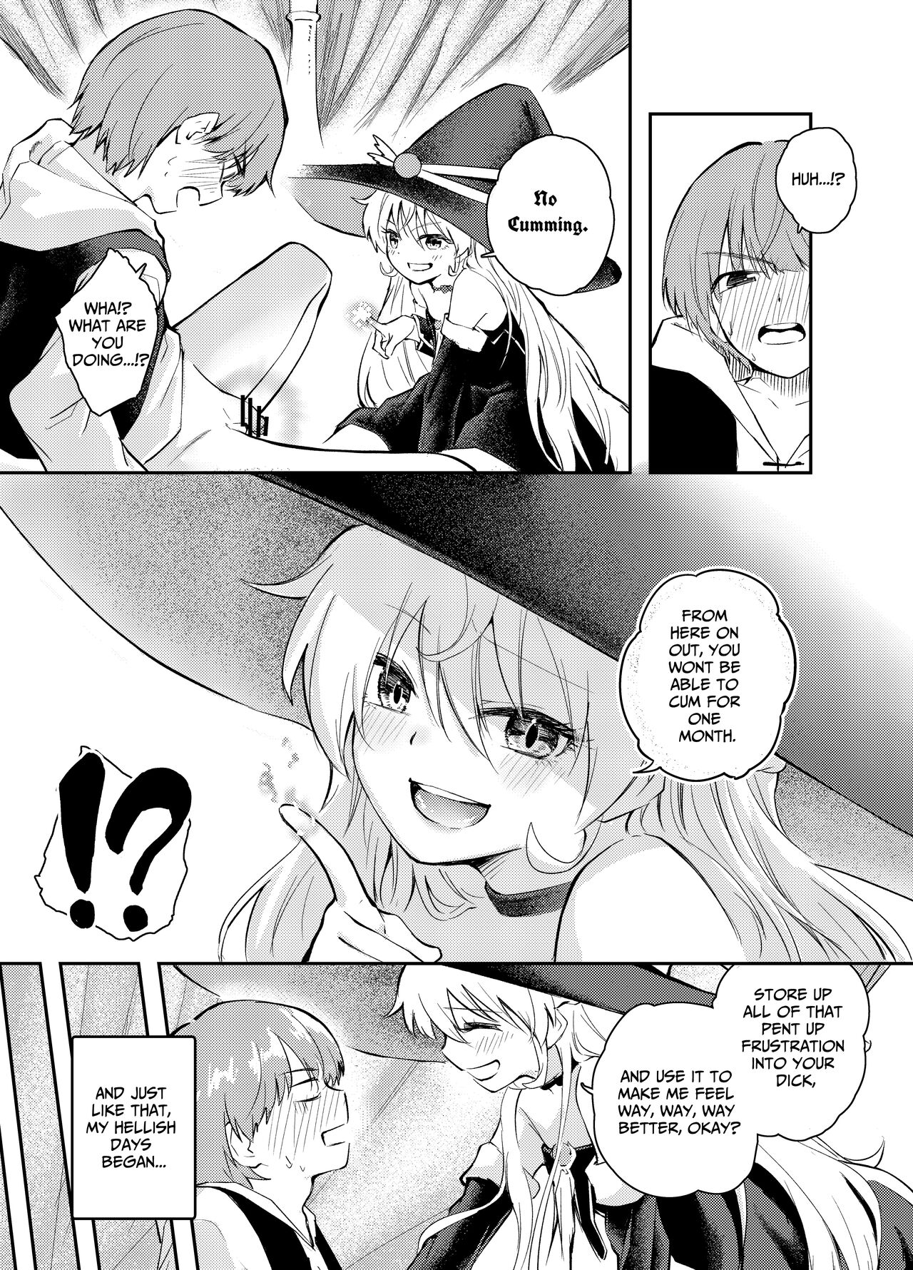 Wagamama Majo to Shasei Kinshi Seikatsu | Ejaculation Prohibition Life With A Selfish Witch page 12 full