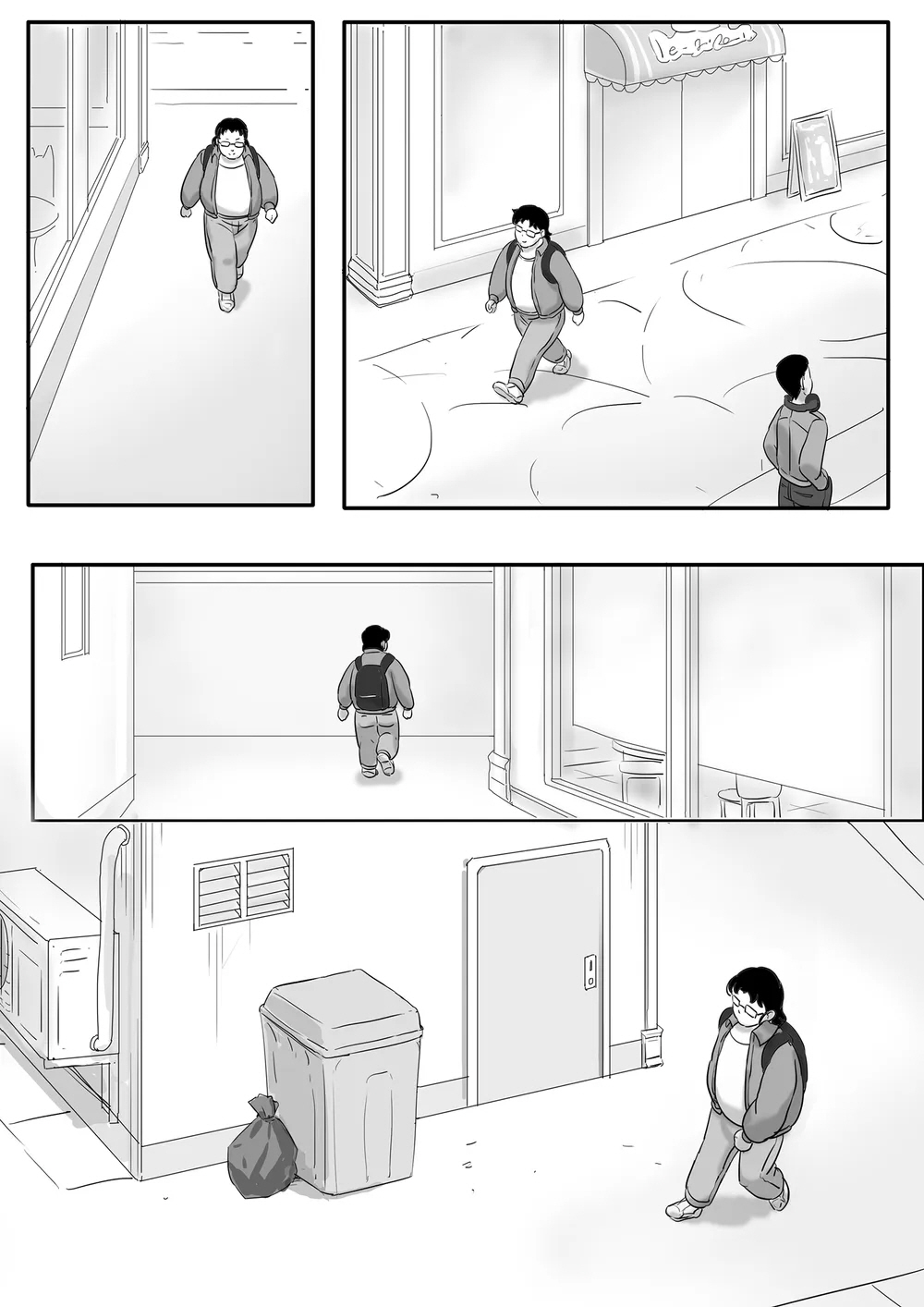 Jisheng chong xilie Kafei tin | 기생충 시리즈 메이드 카페편 page 6 full