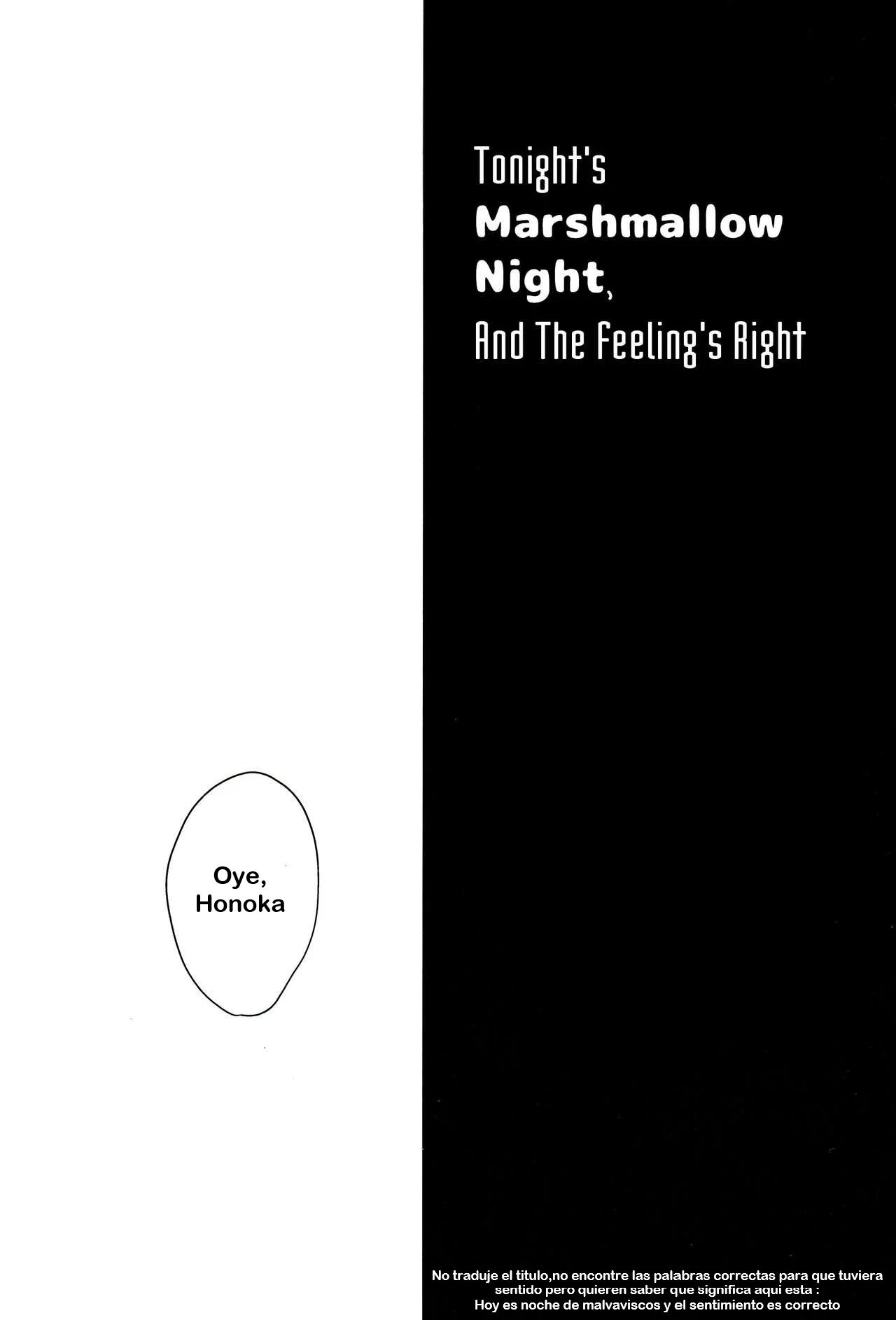 Konya wa Marshmallow Night yo page 2 full