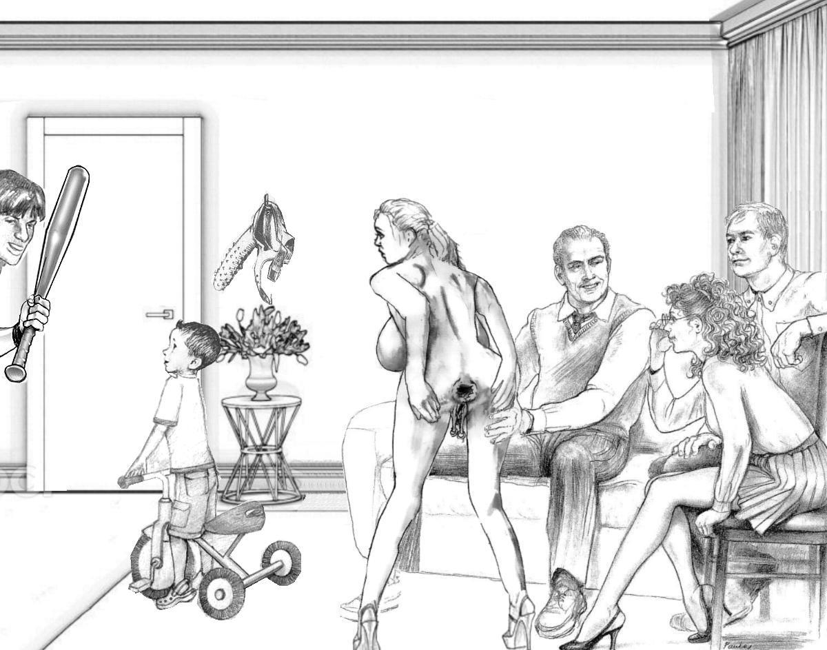 Joseph Farrel - Re-drawings 1 "Housewives in despair 3" page 11 full