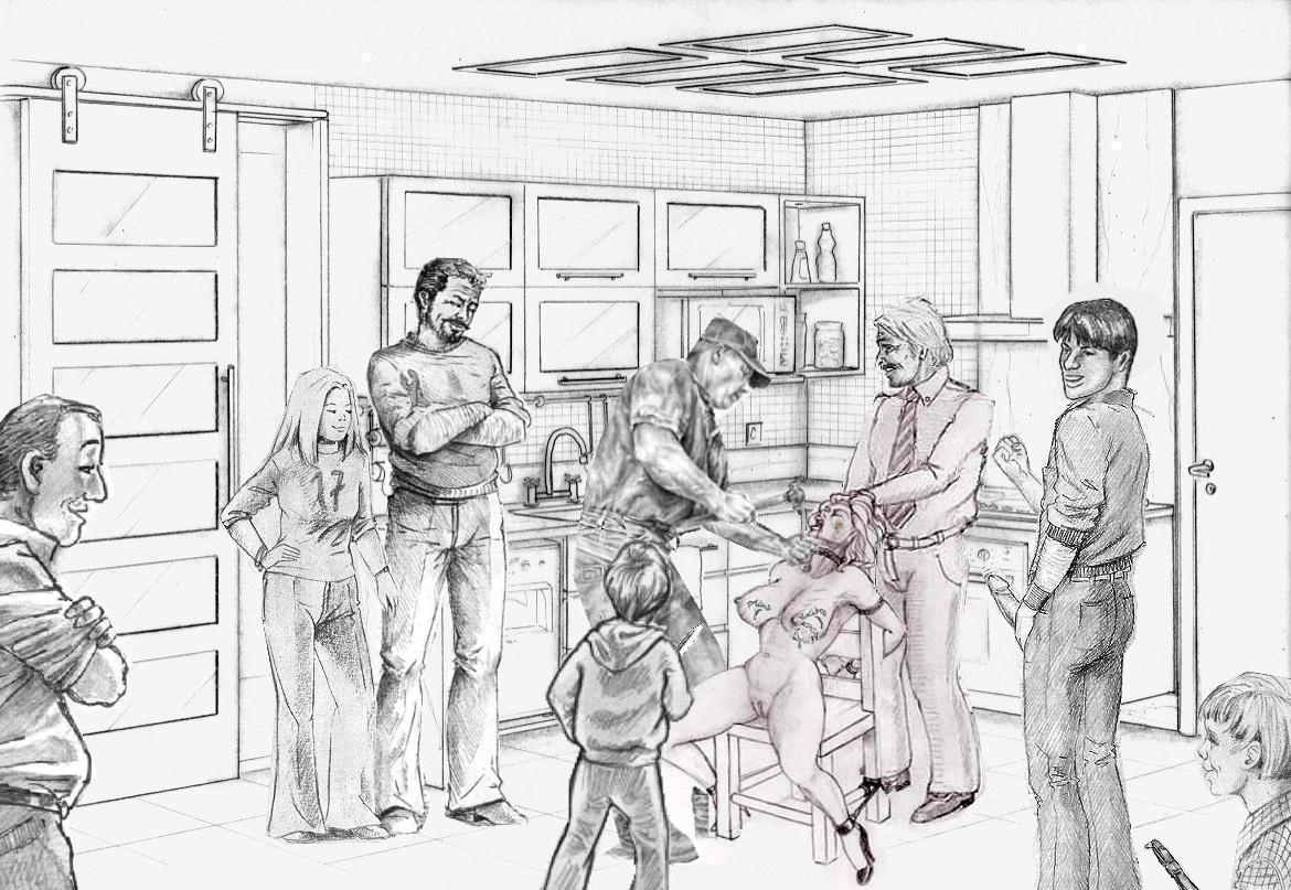 Joseph Farrel - Re-drawings 1 "Housewives in despair 3" page 2 full