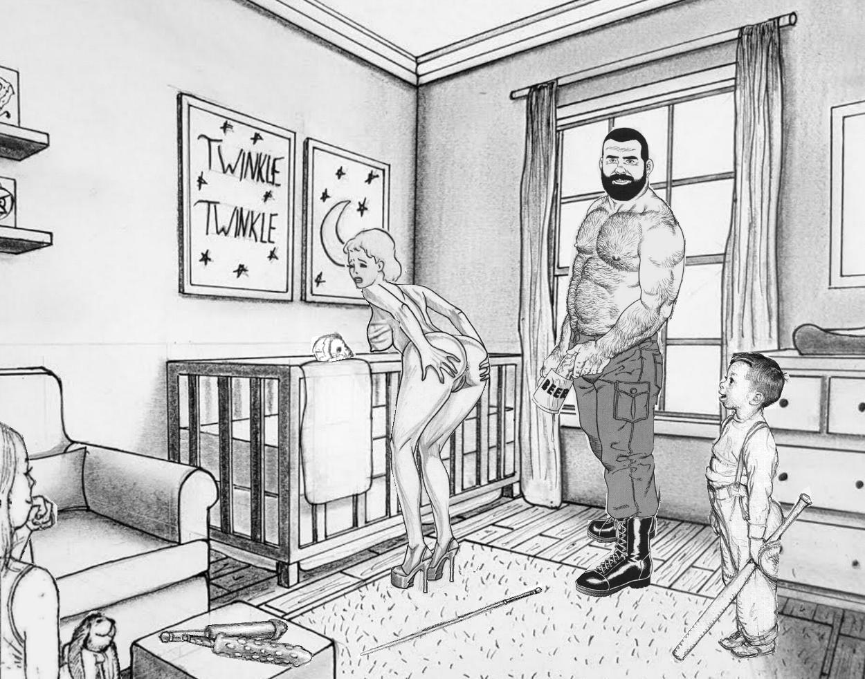 Joseph Farrel - Re-drawings 1 "Housewives in despair 3" page 3 full