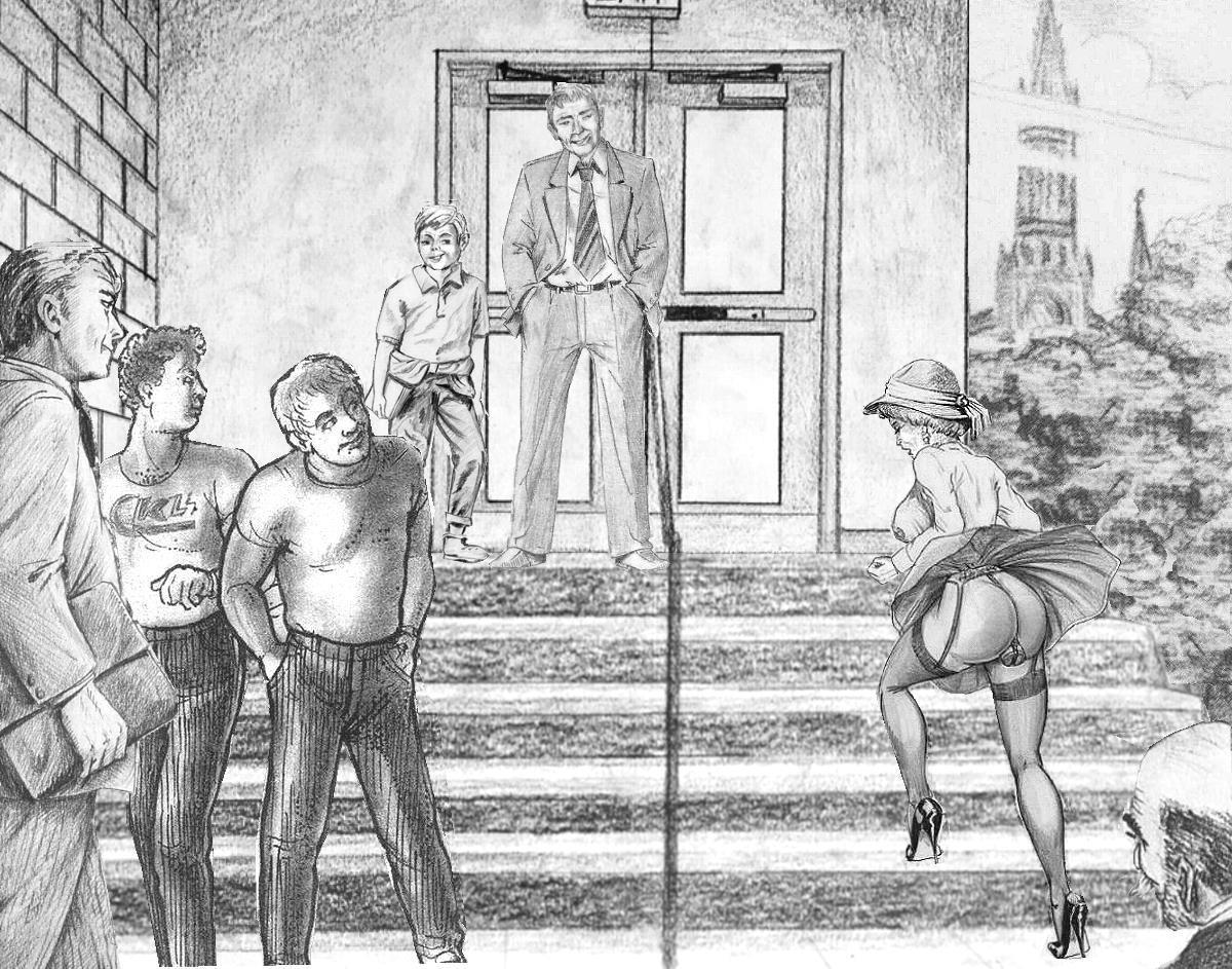 Joseph Farrel - Re-drawings 1 "Housewives in despair 3" page 5 full