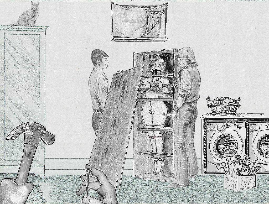 Joseph Farrel - Re-drawings 1 "Housewives in despair 3" page 8 full